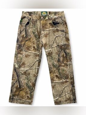 Vintage Cabelas RealTree Camo Cargo Pants Gorpcore Hunting Workwear Outdoors-36‎